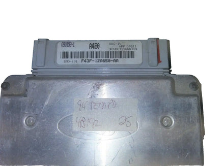 F43F-12A650-AA Ford Tempo or Mercury Topaz 1994 ecm ecu computer