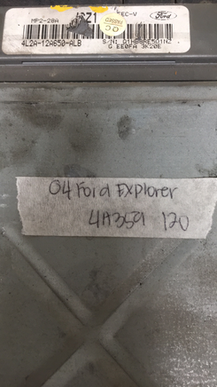 4L2A-12A650-ALB Ford Explorer 2004 ecm ecu computer  **TESTED GOOD**