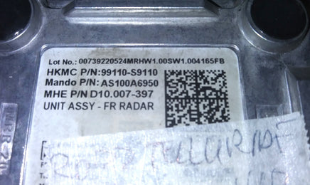 99110-S9110 Radar Cruise distance sensor module 2020-2022 Kia Telluride
