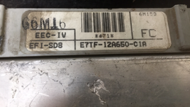 E7TF-12A650-C1A ecm ecu computer 1987 Ford Mustang