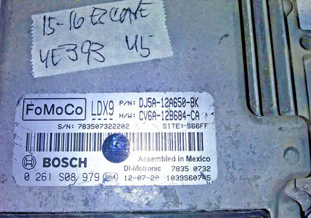 DJ5A-12A650-BK Ford Escape 2015-2016 ecm ecu computer **TESTED GOOD*