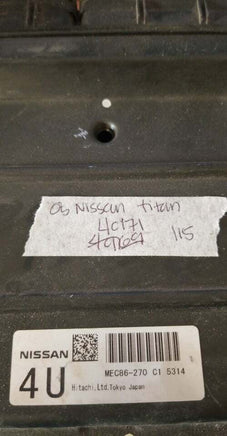MEC86-270 Nissan Titan 2005 ecm ecu computer