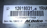 12618031 ecm ecu computer 2011 Chevrolet Impala **TESTED GOOD**