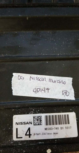 MEC63-740 Nissan Murano 2005 ecm ecu computer