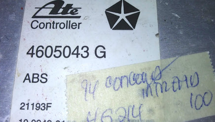 4605043 G ABS control module 1994 Chrysler Concorde or Intrepid
