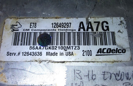 12649297 Buick Encore 2013-2016 ecm ecu computer ***TESTED***