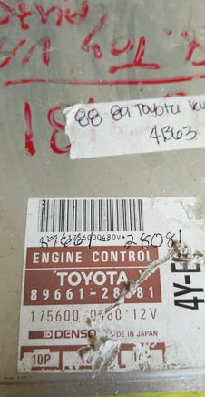 1988-1989 Toyota Van ecu ecm computer 89661-28081
