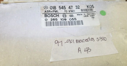 018 545 47 32 Mercedes S320 or S420 1997-1999 abs computer module