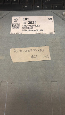 12713924 Cadillac XT6 Engine Control Module 2020-2021