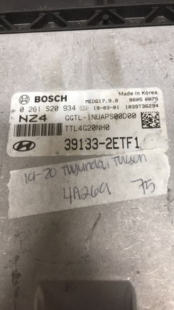 39133-2ETF1 ecm ecu computer 2019-2020 Hyundai Tucson