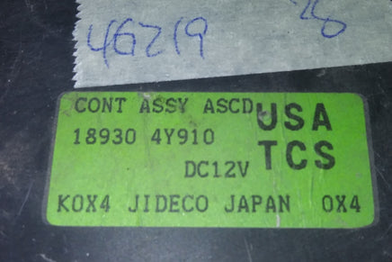 18930 4Y910 Cruise control module 2001 Nissan Maxima