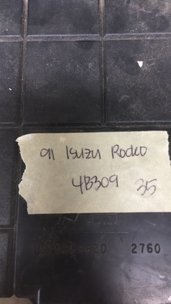 8970259820 Isuzu Rodeo. Pup or Passport ABS control module 1991