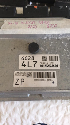 MEC910-170 Nissan Versa 2014-2016 ecm ecu computer