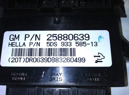 25880639 memory seat control module 2008 Cadillac DTS