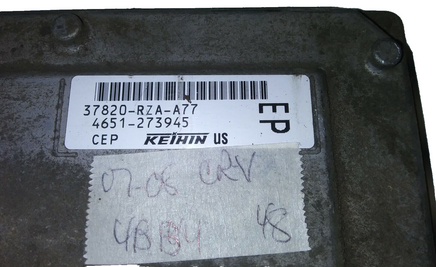 37820-RZA-A77 Honda CRV CR-V 2007-2009 ecm ecu computer