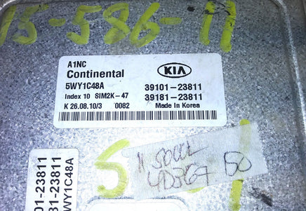 39101-23811 ecm ecu computer 2011 Kia Soul
