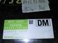 2014-2017 Lexus CT200h multiplex relay module 89221-76100