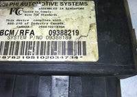 09388219 bcm body control module 2000-2001 Chevrolet Cavalier or Sunfire