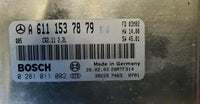2000-2007 Mercedes C200 ecm ecu computer A 611 153 78 79