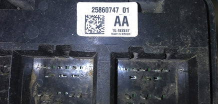 25860747_01 Fuse Junction Box Control Module 2008-2011 Chevrolet Impala