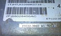 (P)68028456AC TCM transmission computer