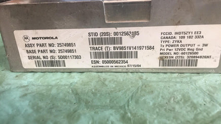 25749851 Cadillac CTS 2003-2004 Onstar module