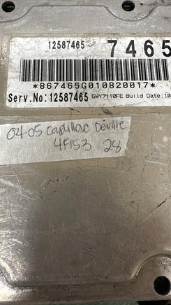 12587465 Cadillac Deville 2004-2005 ecm ecu computer