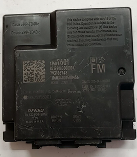 2015-2017 Cadillac ATS or CTS keyless receiver module 13507601