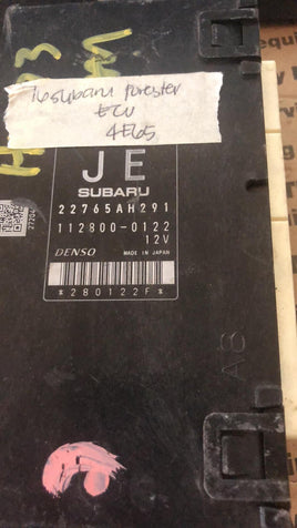 22765AH291 Subaru Forester 2016 ecu ecm computer