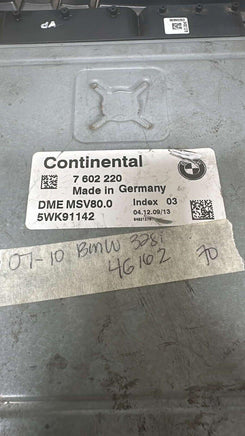 7 602 220 ecm ecu computer 2007-2010 BMW 328i 328 - Swan Auto