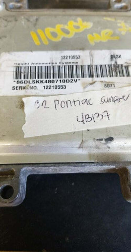 12210553 ecm ecu computer 2002 Chevrolet Cavalier Pontiac Sunfire **tested**