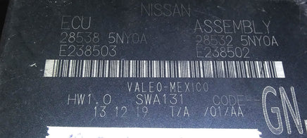 28538 5NY0A parking aid control module 2019-2024 Infiniti QX50
