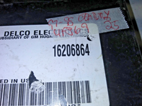 16206864 bcm body control module 1997-1998 Buick Century