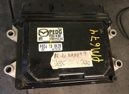PEDG 18 881 Mazda 3  Mazda3 2014-2016 ecm ecu computer