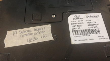 86222AL11A Subaru Legacy 2016-2019 Communication Control Module