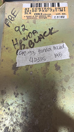 28100-PX0-721-M1 Honda Accord 1992-1993 ecm ecu computer