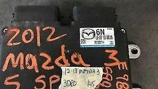 2012-2013 Mazda 3 Mazda3 ecm ecu computer LFJD 18 881A