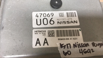 NEC021-678 ecm ecu computer 2015-2017 Nissan Rogue