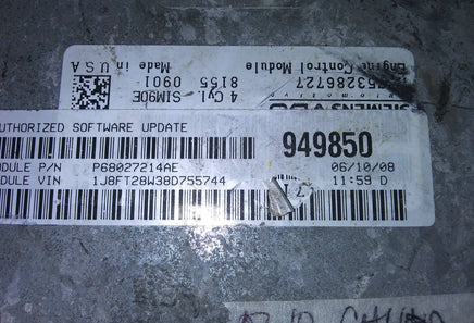 P68027214AE ecm ecu computer 2007-2010 Dodge Caliber