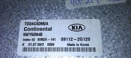 39112-2G120 ecm ecu computer 2010 Kia Forte