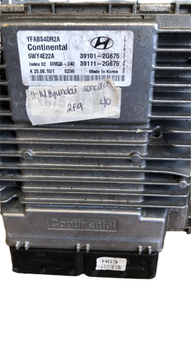 39101-2G675 ecm ecu computer 2011-2014 Hyundai Sonata