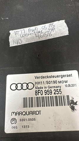 8F0 959 255 Audi A4 A5 or A6 2010-2017 Convertible - Swan Auto