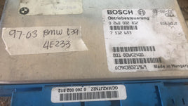 7 512 653 BMW X5 tcm transmission computer 2002-2003