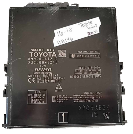 89990-47210  Toyota Prius 2016-2018 smart key module
