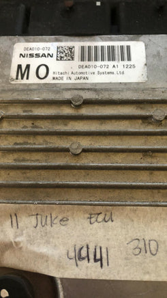 DEA010-072 Nissan Juke 2011 ecm ecu computer