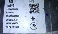 85559121 Video Control Module 2021-2022 Chevy or GMC or Cadillac
