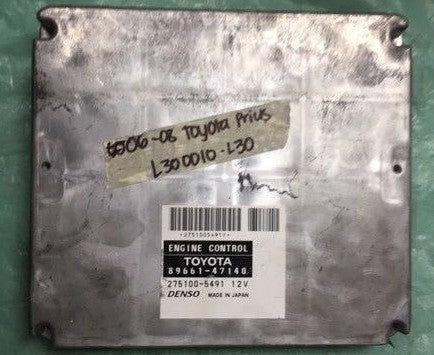 89661-47140 ecu ecm computer 2006-2008 Toyota Prius