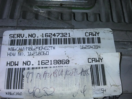 16247321 Chevy Malibu or Olds Cutlass 1997 ecm ecu computer