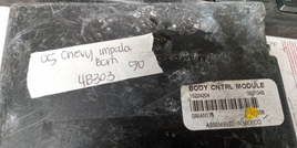 15224204 Chevrolet Impala body control module computer 2005