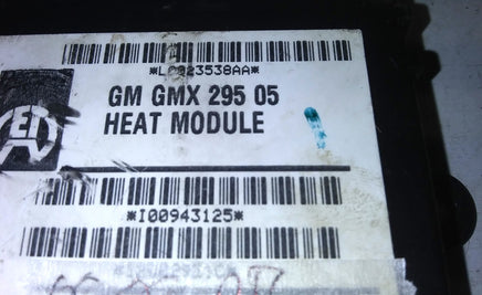 GMX 295 05 heat-cool seat control module 2005-2008 Cadillac STS